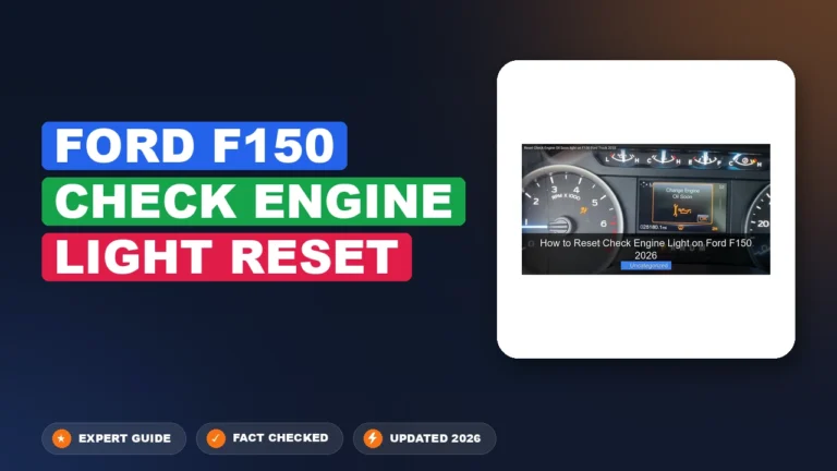 ford f150 check engine light reset: Executed Properly