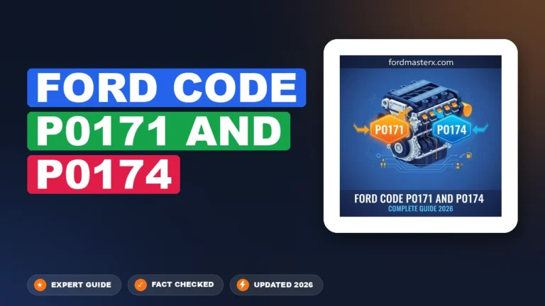 Ford Code P0171 and P0174: Strategically Diagnosed and Fixed