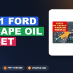 2011 Ford Escape Oil Reset: Executed in Minutes
