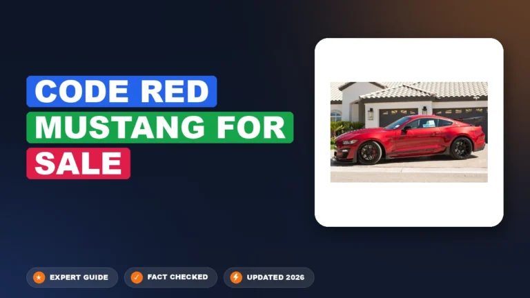 Code Red Mustang for Sale: Authenticated & Evaluated