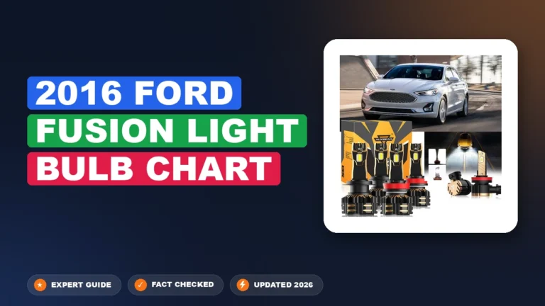 2016 Ford Fusion Light Bulb Chart 2026 Updated 1 2016 Ford Fusion Light Bulb Chart 2026 Updated