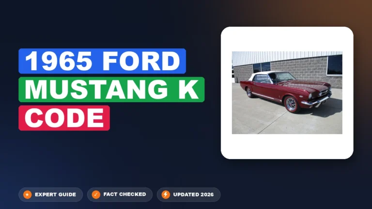 1965 Ford Mustang K-Code Analyzed for Collectors
