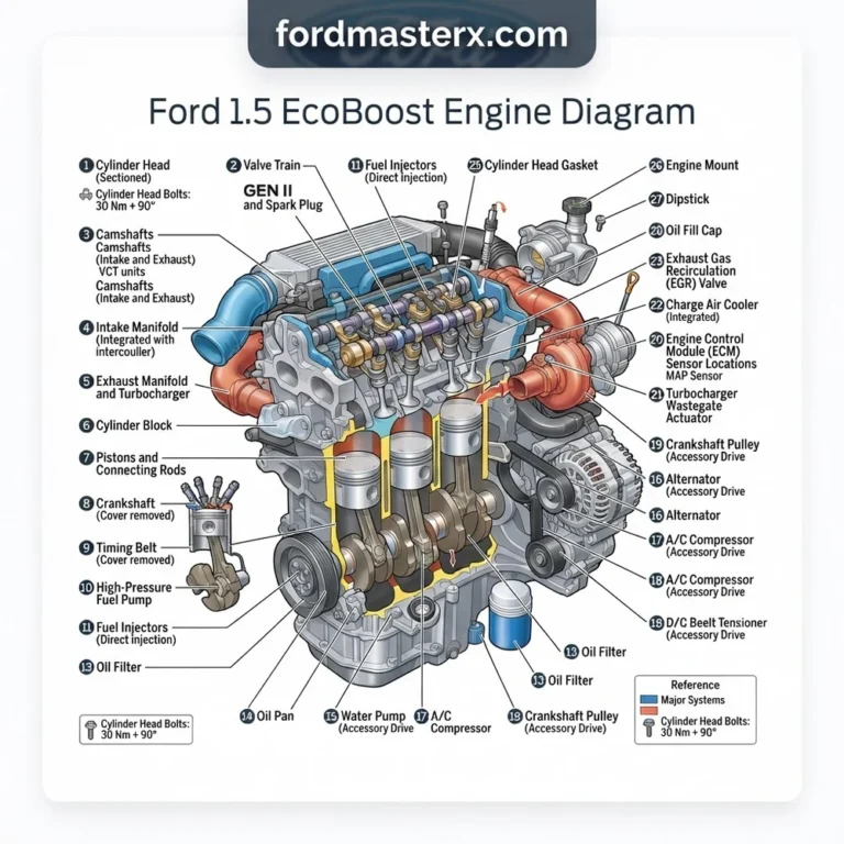 ford 1.5 ecoboost engine diagram diagram with labeled components and explanations