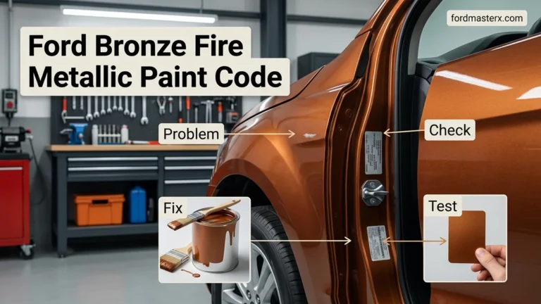 Ford Bronze Fire Metallic Paint Code Expert 2026 Guide
