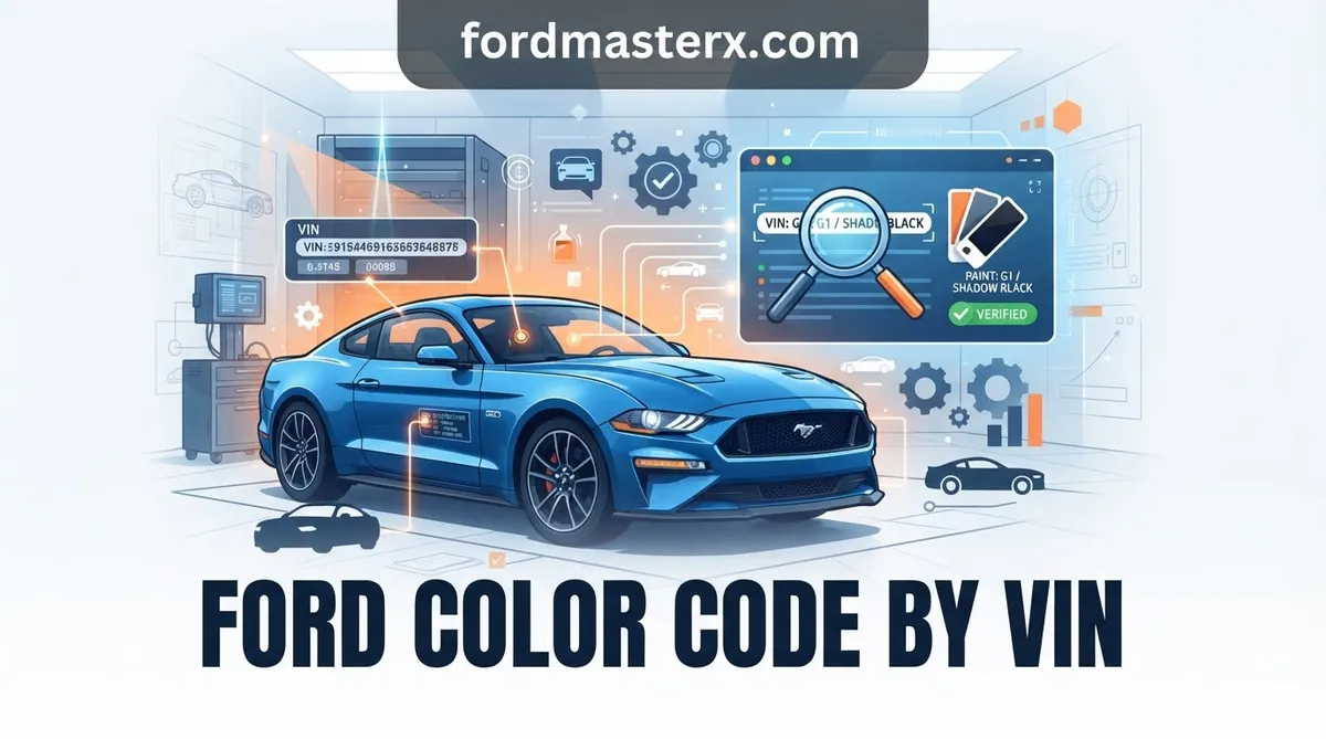 ford color code by vin