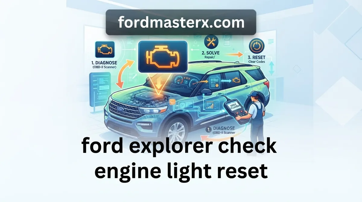 ford explorer check engine light reset