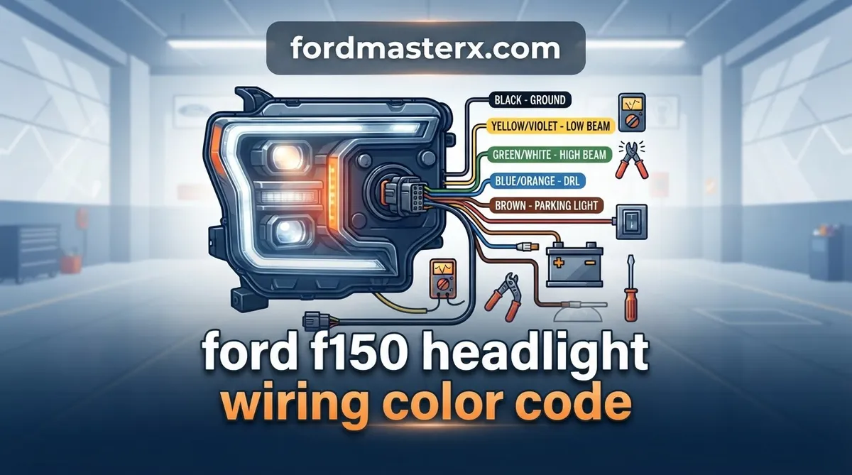 ford f150 headlight wiring color code Decoded for Repairs 2 ford f150 headlight wiring color code