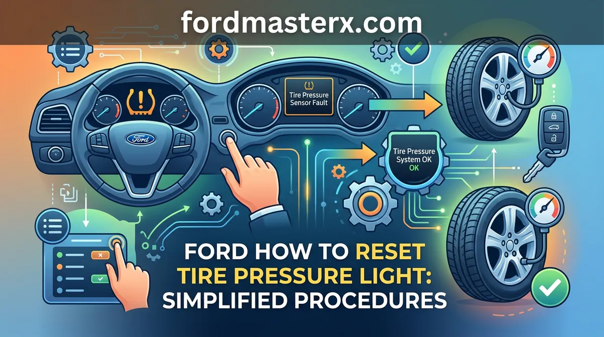 ford how to reset tire pressure light