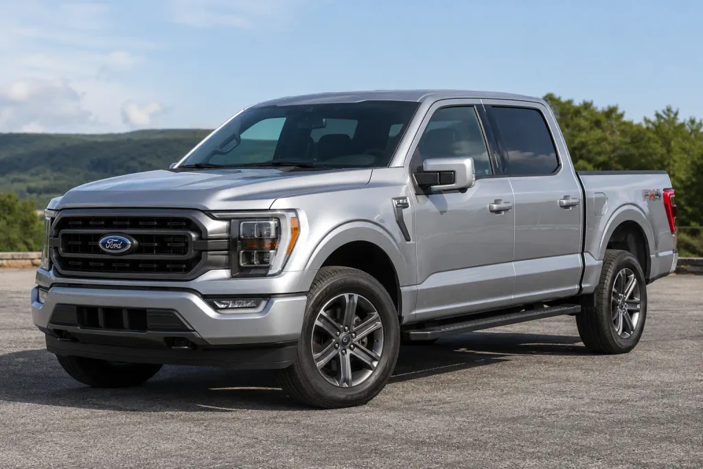 Ford Iconic Silver Paint Code JS by Model and Year 2026 2 Ford Iconic Silver paint code JS shown on F-150