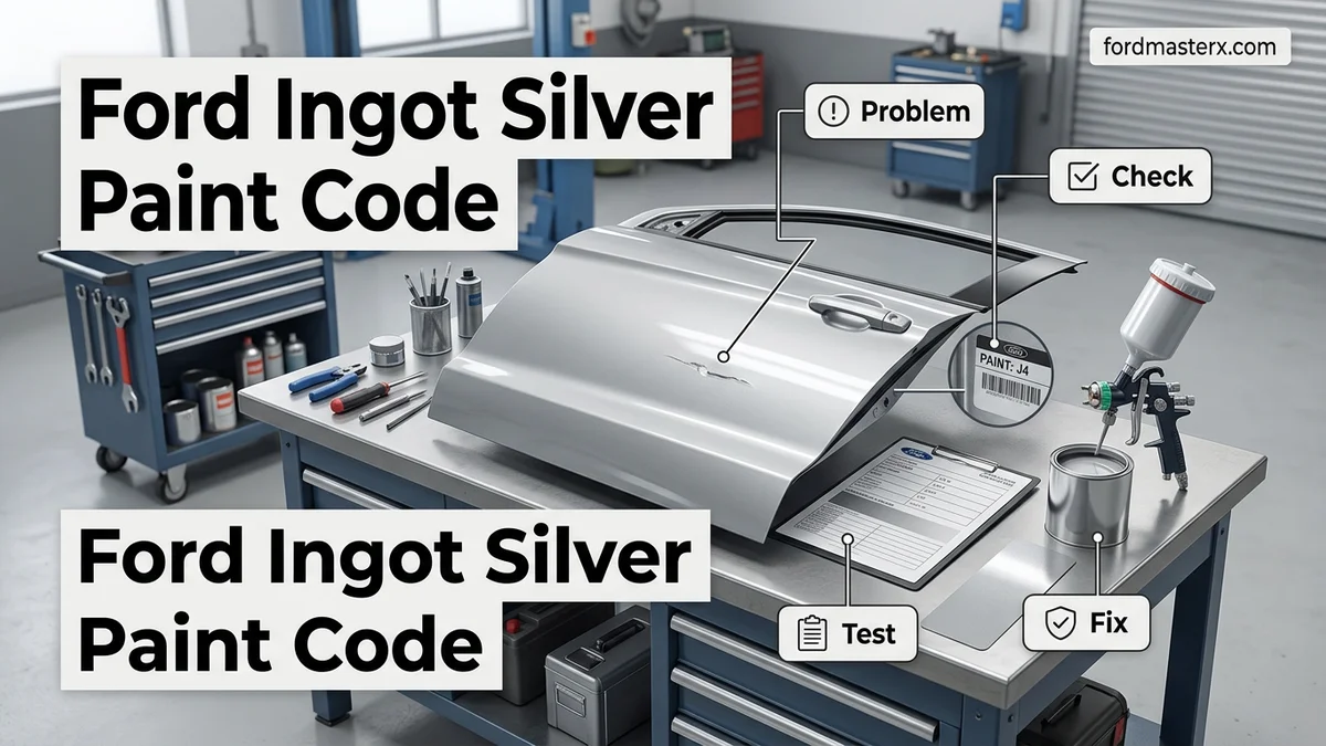 ford ingot silver paint code featured