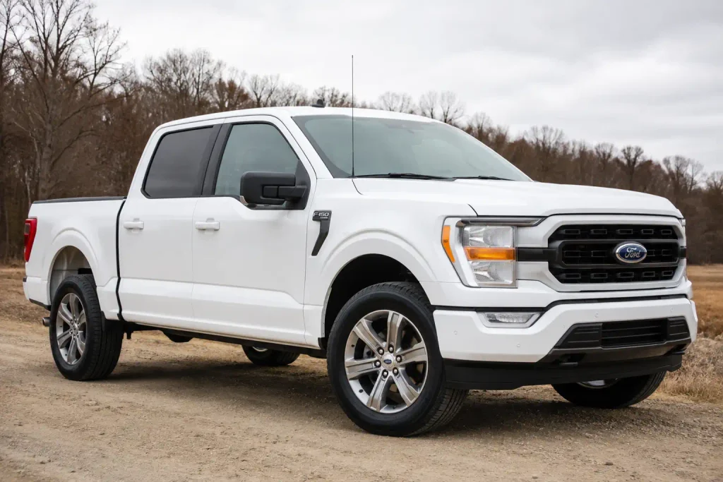 Ford Oxford White Paint Code YZ by Model and Year 2026 2 Ford Oxford White paint code YZ on an F-150 showing factory color