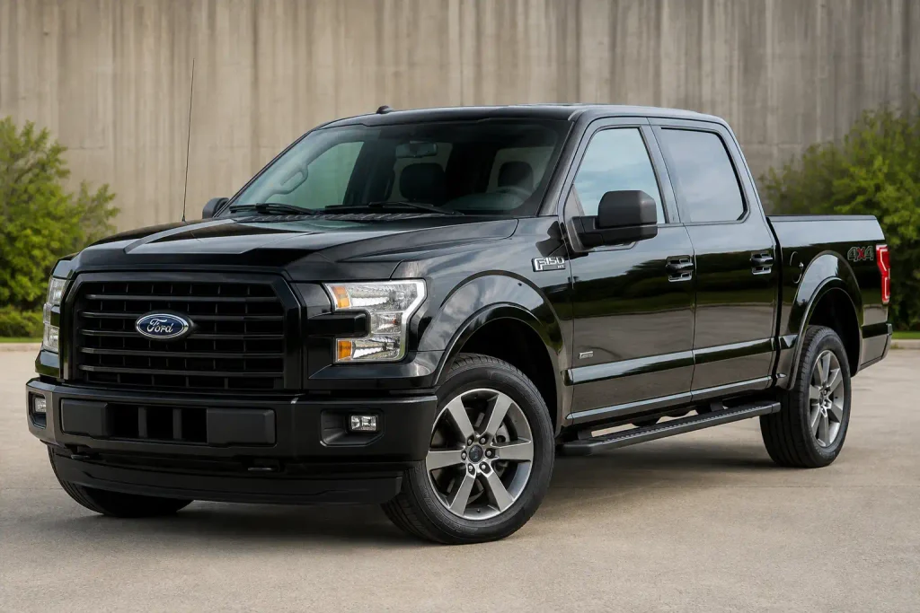 Ford Paint Code UH Tuxedo Black Models and Years Guide 2026 2 Ford F-150 in UH Tuxedo Black Metallic factory paint