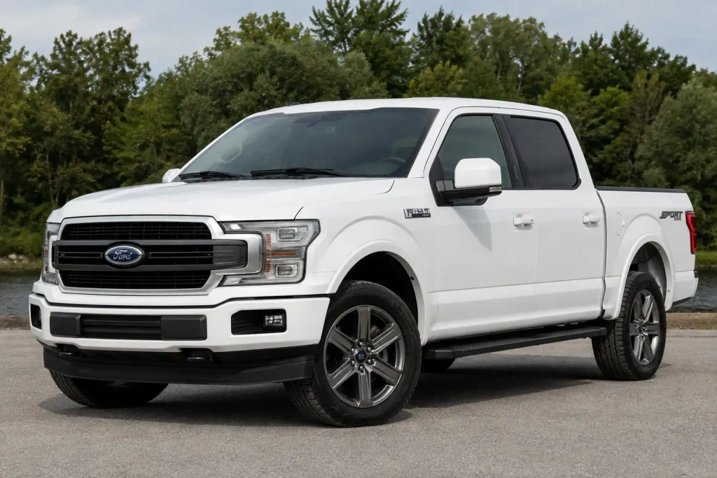 Ford Paint Code WB Color Models and Years Guide 2026 2 Ford paint code WB Performance White on Ford F-150