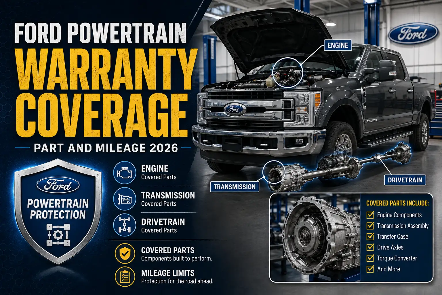 Ford Powertrain Warranty Coverage: Part and Mileage 2026