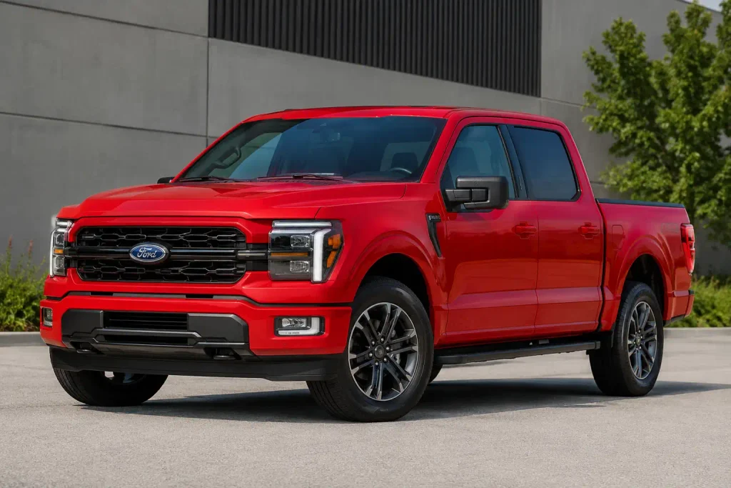 Ford Race Red Paint Code (PQ): Full Cross-Reference & Year Guide 2026 2 Ford F-150 in Race Red PQ factory paint color