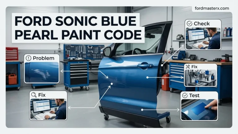 Ford Sonic Blue Pearl Paint Code Proven 2026 Expert Guide