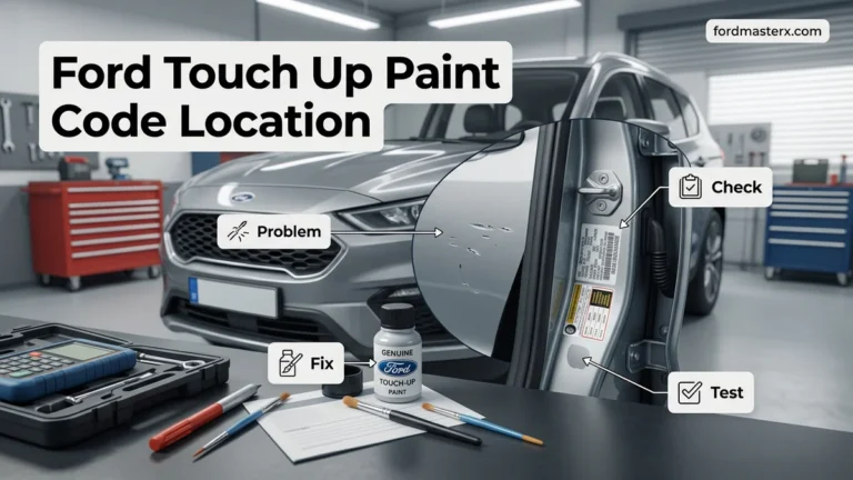 Ford Touch Up Paint Code Location Step-by-Step 2026 1 Ford Touch Up Paint Code Location Step-by-Step 2026