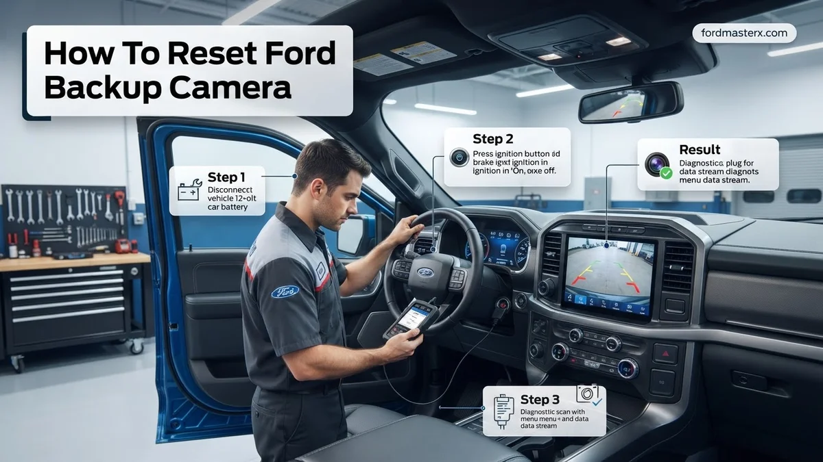 how to reset ford backup camera featured