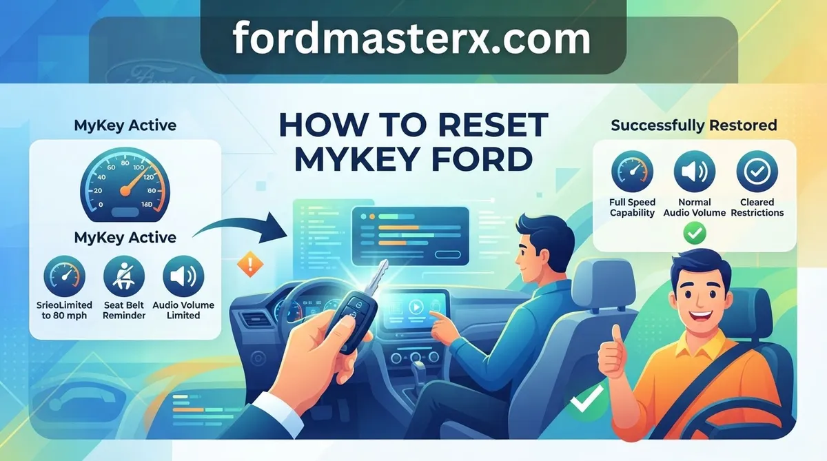 how to reset mykey ford