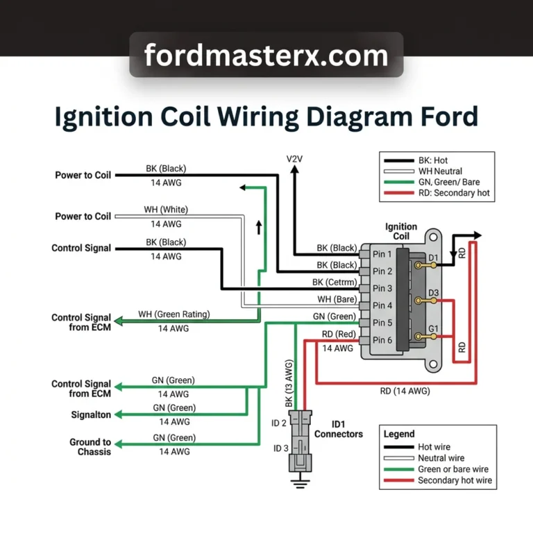 ignition coil wiring diagram ford diagram with labeled components and explanations