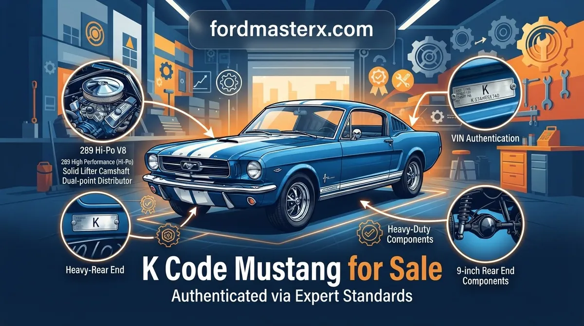 k code mustang for sale