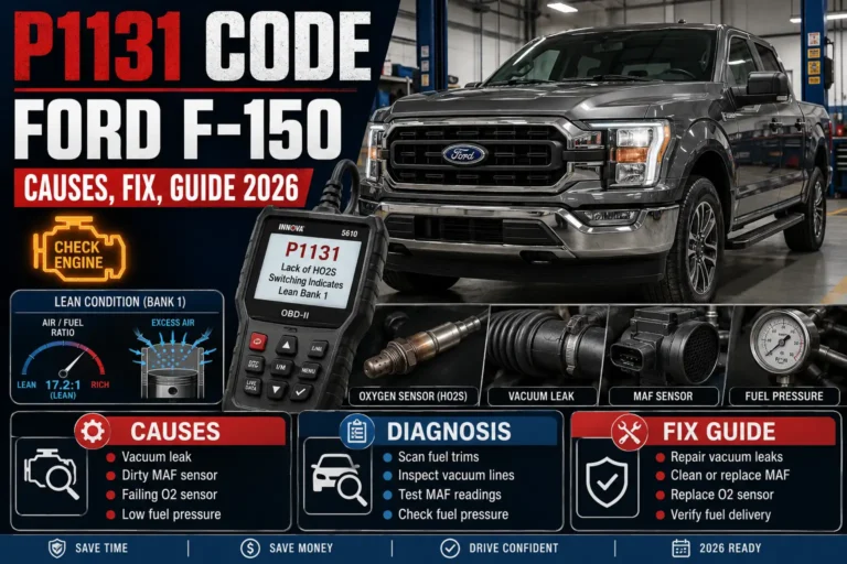 Ford F-150 P1131 Code: Causes, Fix, Guide 2026 81 Ford F-150 P1131 Code: Causes, Fix, Guide 2026