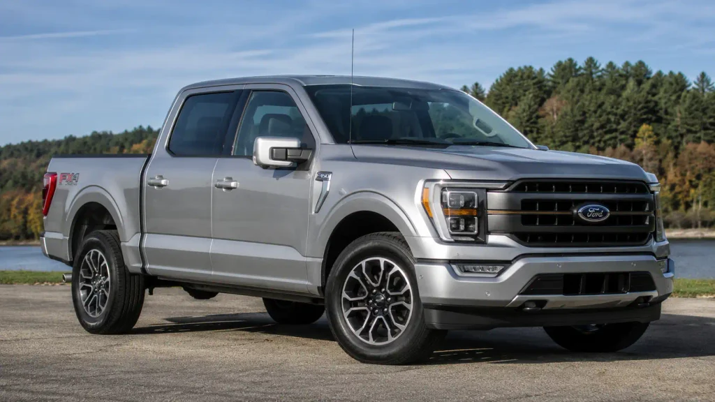 Ford F-150 in Ingot Silver Metallic paint code UX