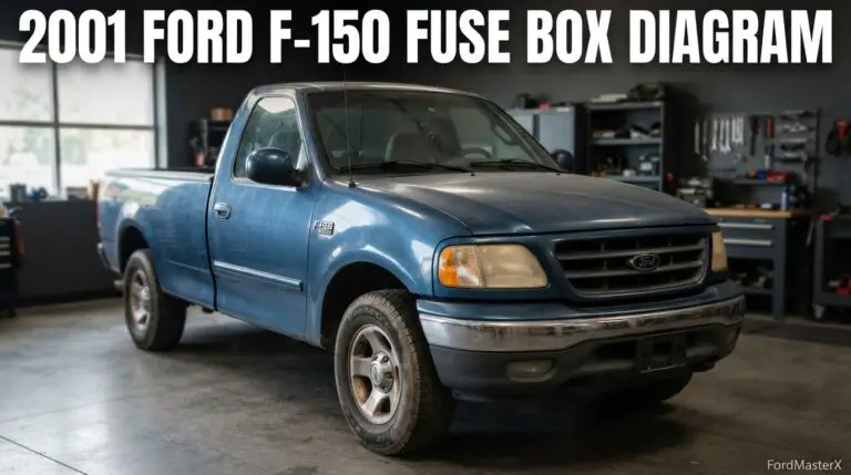 2001 Ford F-150 Fuse Box Diagram: Every Fuse and Amp Rating 1 2001 ford f150 fuse box diagram reference chart from FordMasterX