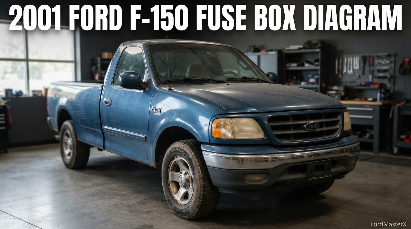 2001 ford f150 fuse box diagram reference chart from FordMasterX