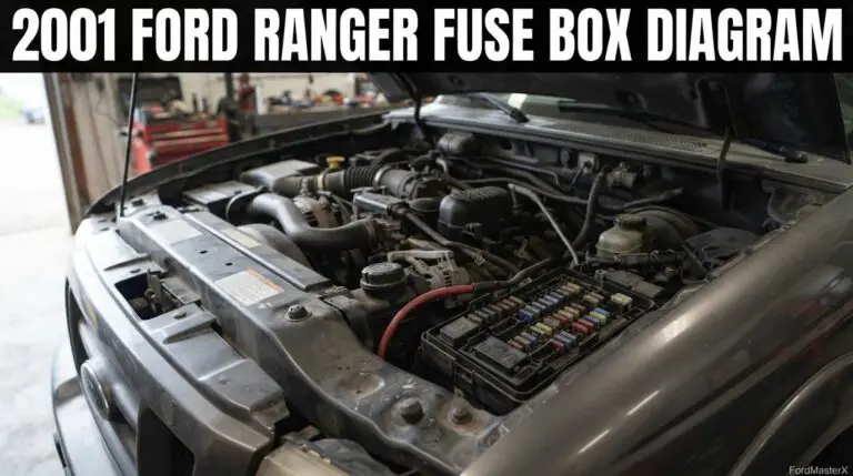 2001 ford ranger fuse box diagram reference chart from FordMasterX