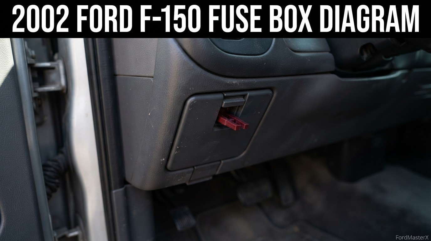 2002 ford f150 fuse box diagram reference chart from FordMasterX