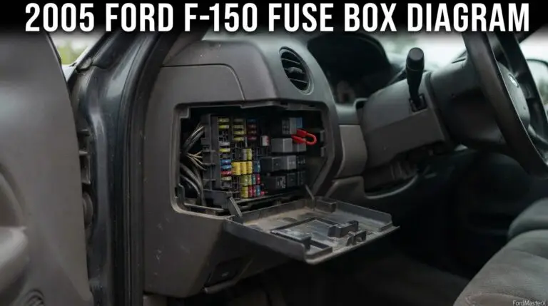 2005 Ford F-150 Fuse Box Diagram: Every Fuse and Amp Rating 20 2005 ford f150 fuse box diagram reference chart from FordMasterX