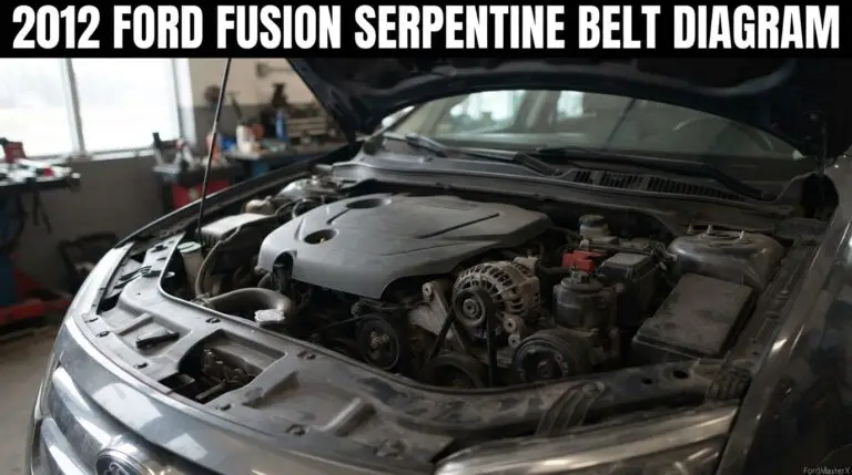 2012 ford fusion serpentine belt diagram reference chart from FordMasterX