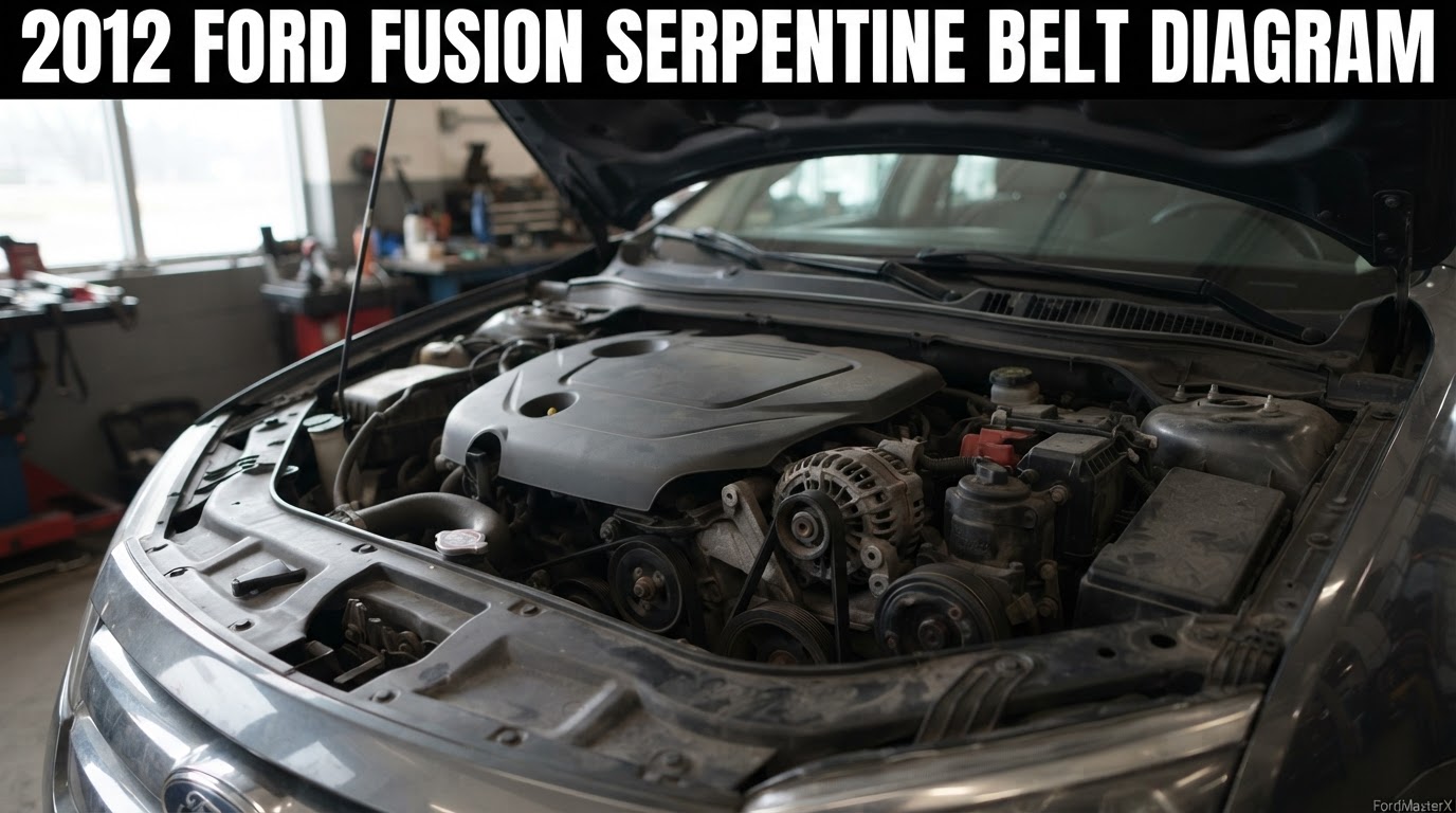 2012 ford fusion serpentine belt diagram reference chart from FordMasterX