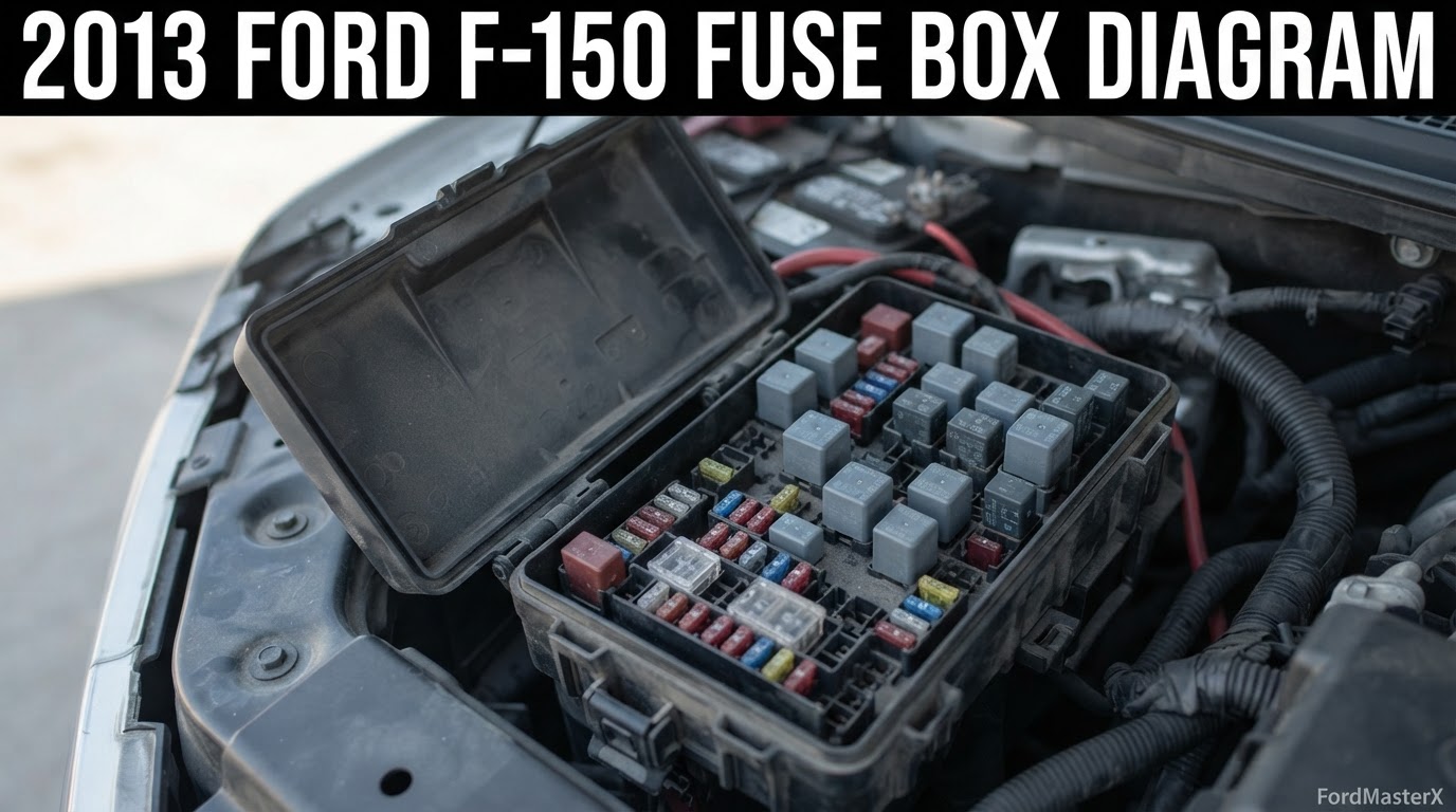 2013 ford f150 fuse box diagram reference chart from FordMasterX