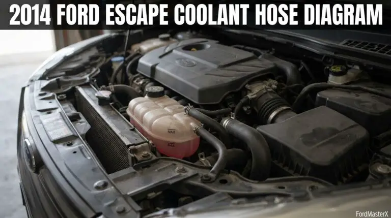 2014 ford escape coolant hose diagram reference chart from FordMasterX