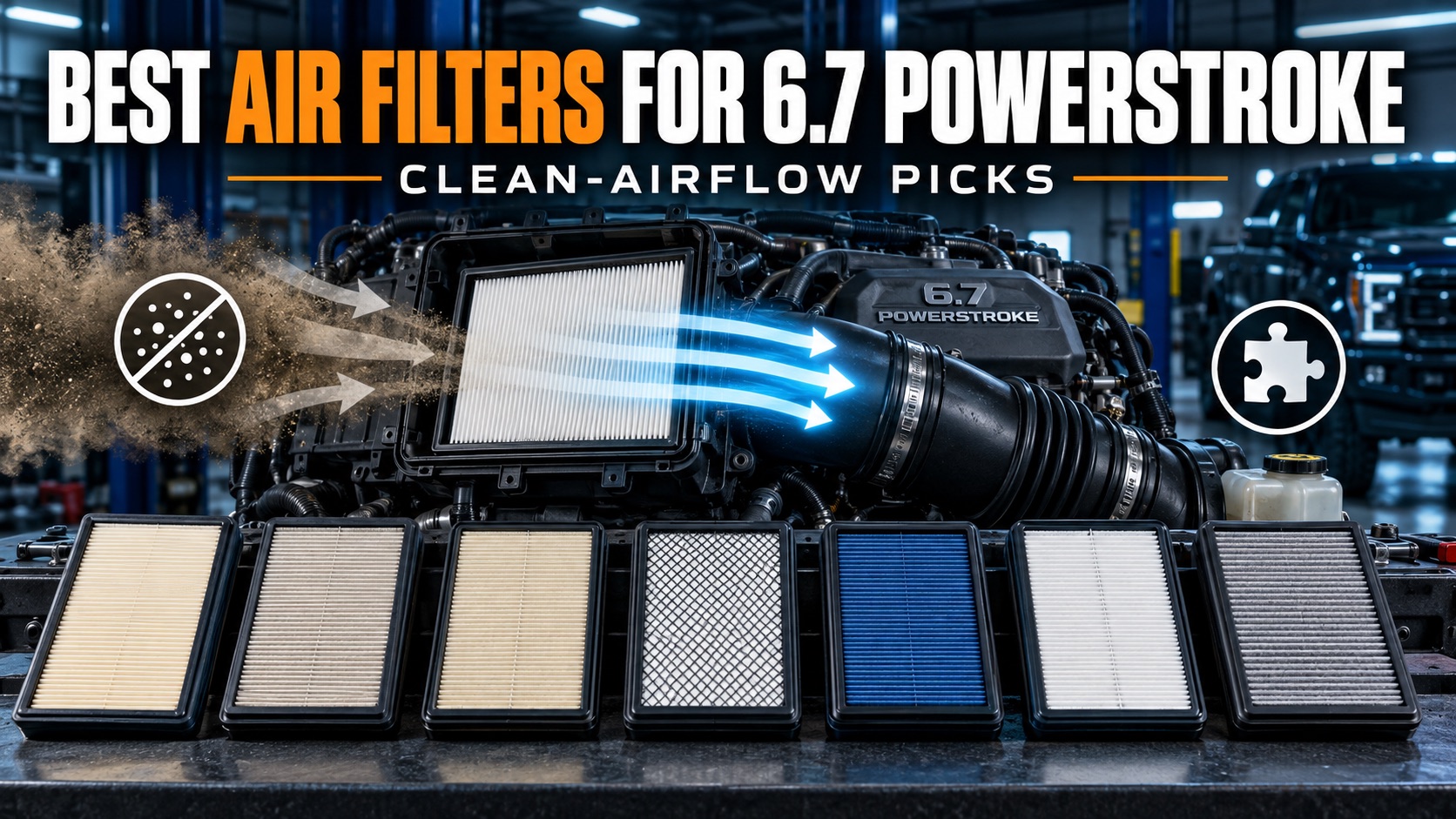 7 Best Air Filters for 6.7 Powerstroke