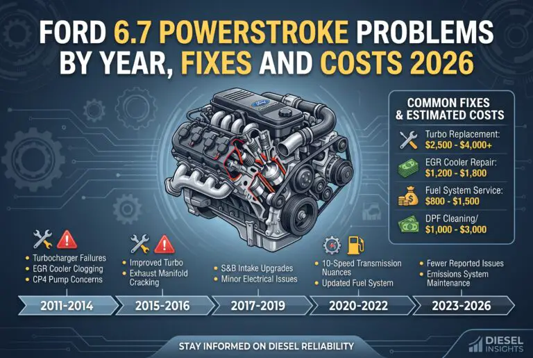 Ford 6.7 Powerstroke Problems by Year, Fixes and Costs 2026 28 Ford 6.7 Powerstroke Problems by Year, Fixes and Costs