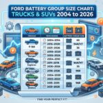 Ford Battery Group Size Chart: Trucks and SUVs 2004 to 2026