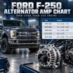 Ford F-250 Alternator Amp Chart: 1999-2026 Year and Engine