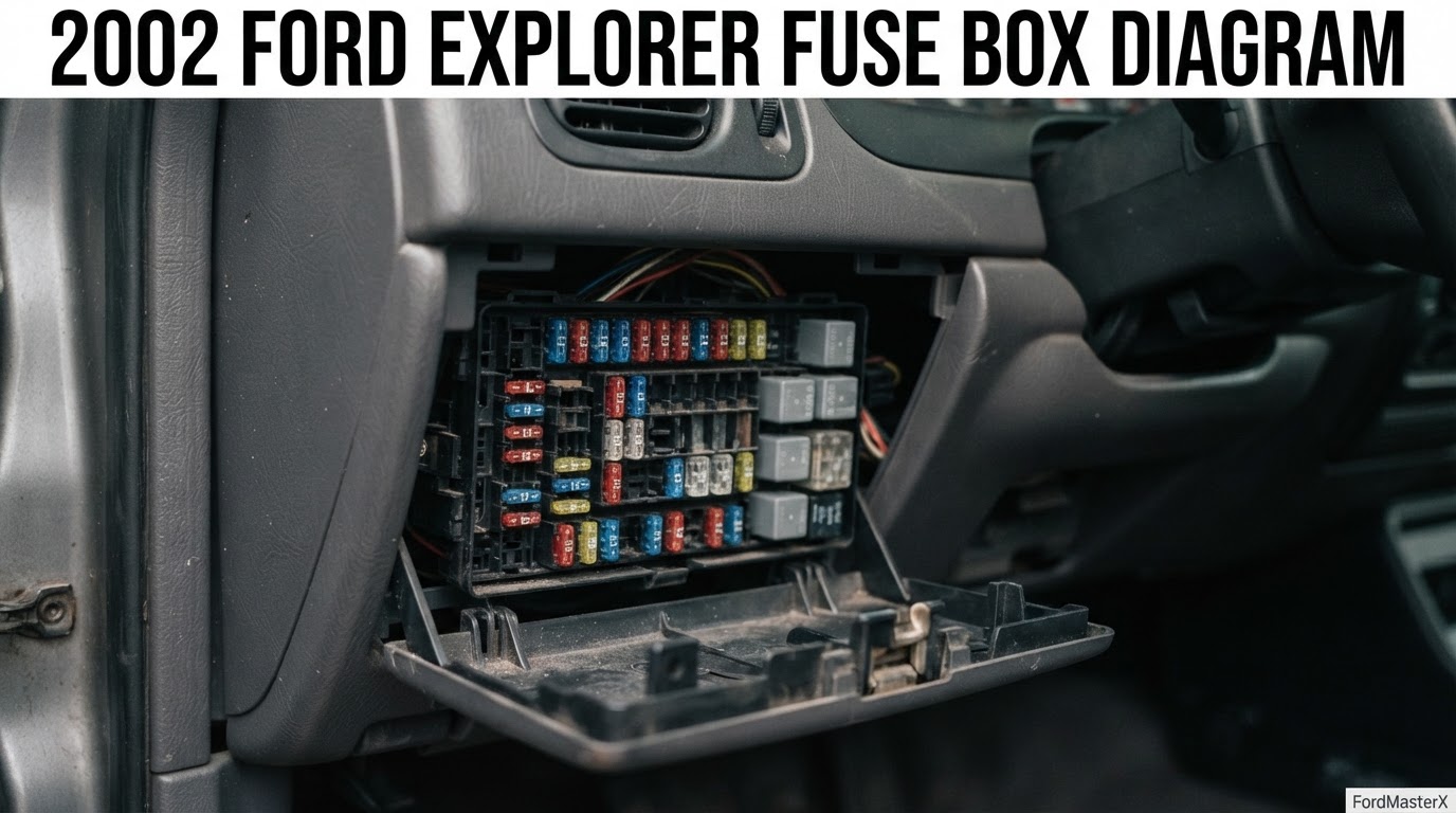 2002 ford explorer fuse box diagram reference chart from FordMasterX
