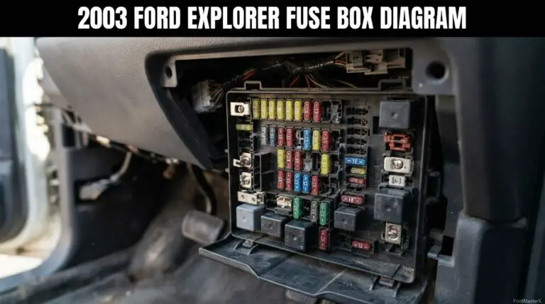 2003 ford explorer fuse box diagram reference chart from FordMasterX