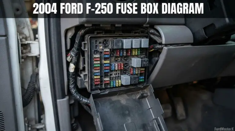 2004 Ford F-250 Fuse Box Diagram: Every Fuse and Amp Rating 9 2004 ford f250 fuse box diagram reference chart from FordMasterX