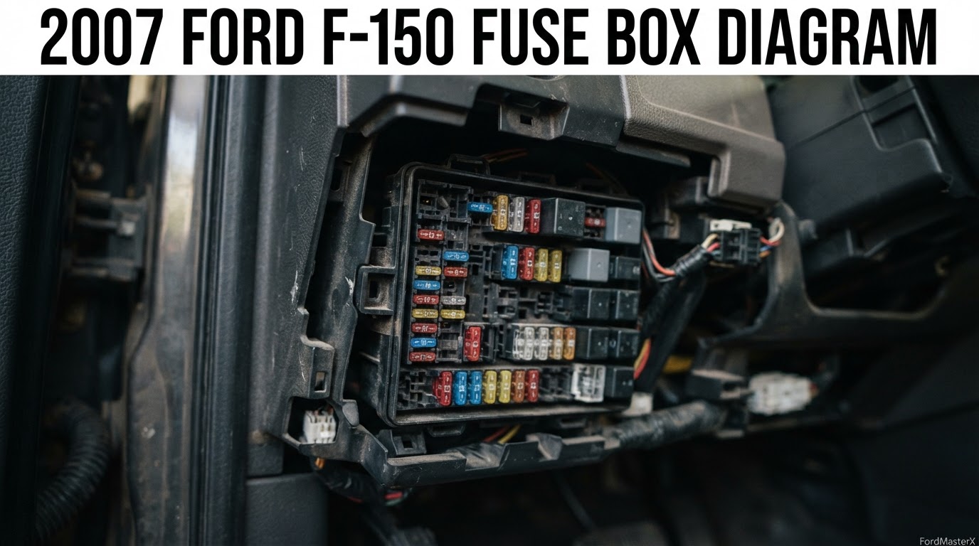 2007 ford f150 fuse box diagram reference chart from FordMasterX