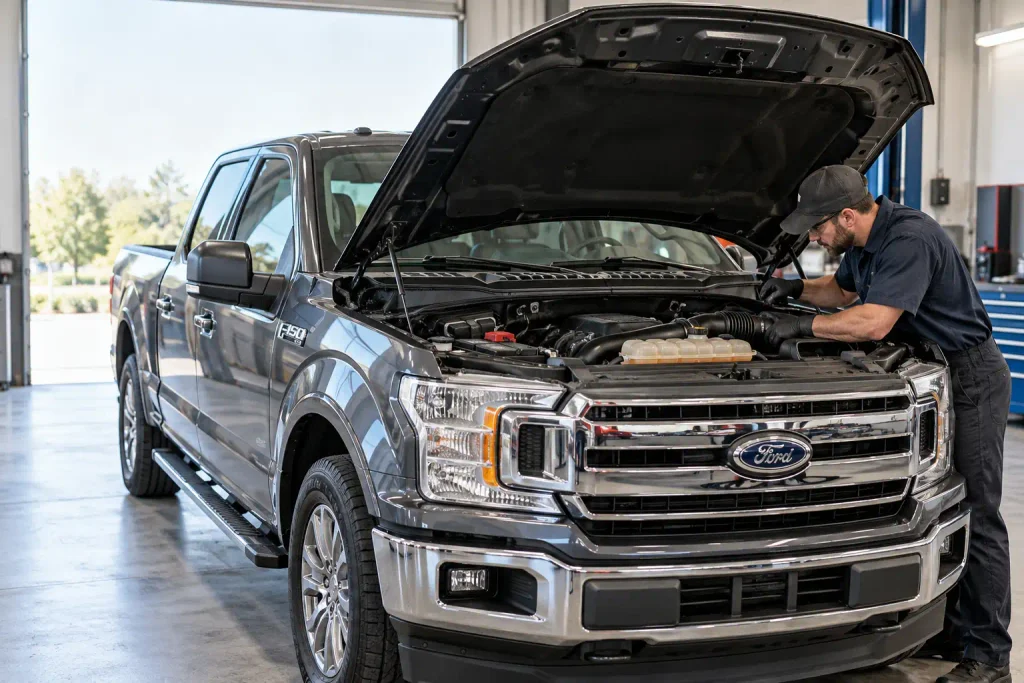 Ford 5.0 Coyote Years to Avoid: 2026 Before Buying Used 2 2018 Ford F-150 5.0 Coyote inspected before a used-truck purchase