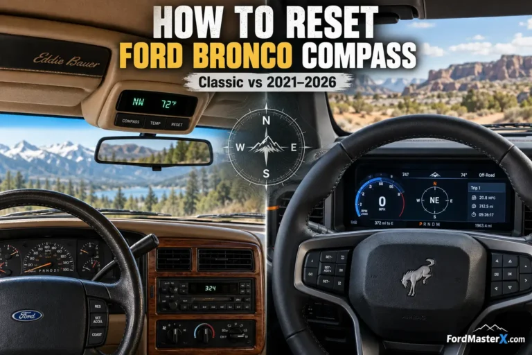How to Reset Ford Bronco Compass: Guide 2026, Models, Years 1 How to Reset Ford Bronco Compass: Guide 2026, Models, Years