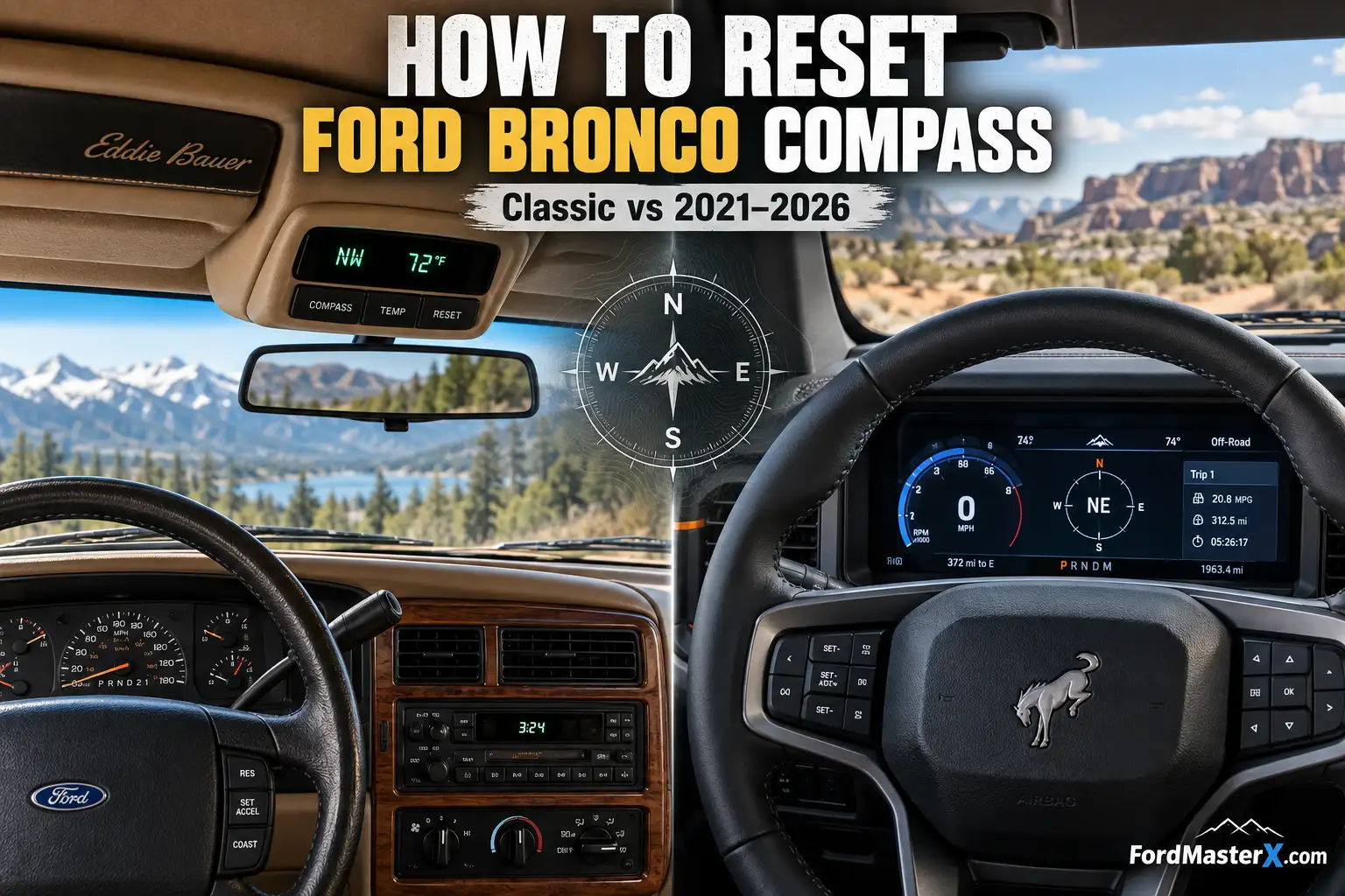 How to Reset Ford Bronco Compass: Guide 2026, Models, Years