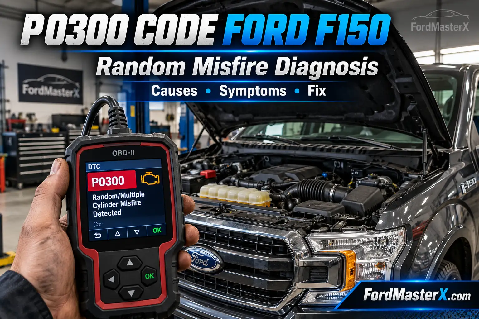 P0300 Code Ford F150: Causes, Diagnosis & Fix Guide 2026 1 P0300 Code Ford F150: Causes, Diagnosis & Fix Guide 2026