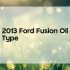 2014 Ford Escape Oil Type