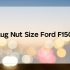 Ford Fusion 2013 Bolt Pattern